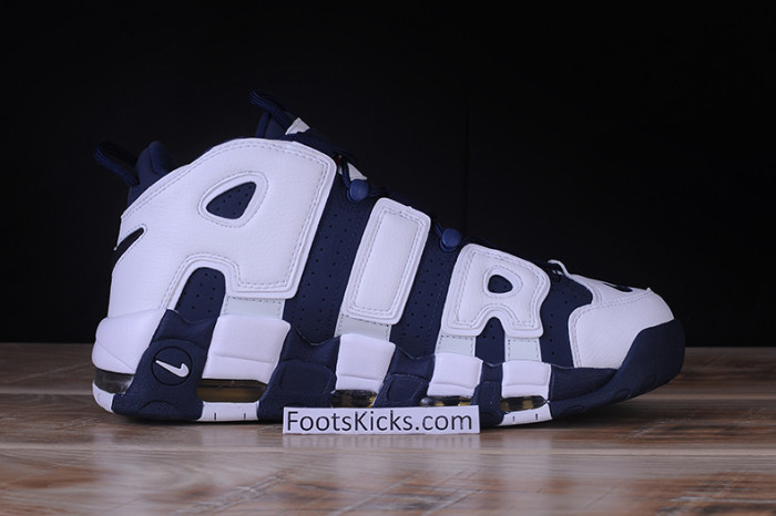 nike air more uptempo “olympic” white/midnight navy 414962-104