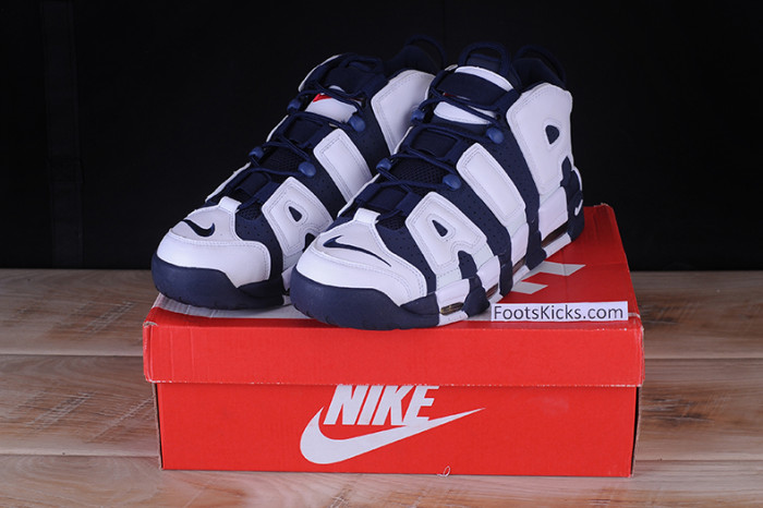 nike air more uptempo “olympic” white/midnight navy 414962-104