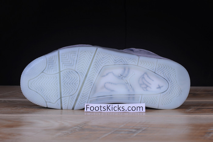 nike air jordan 4 retro kaws cool grey 930155 003