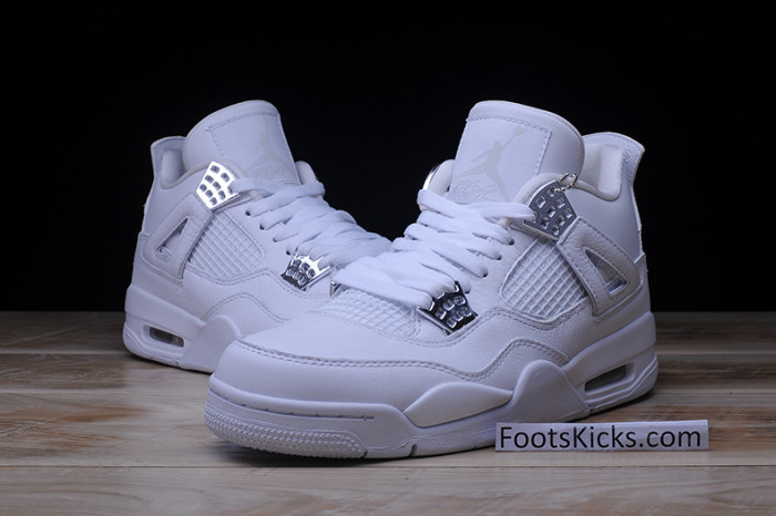 air jordan 4 retro “pure money” white 308497-100
